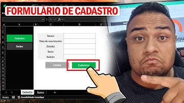 Como criar um formulário de cadastro simples no Excel (Macro)