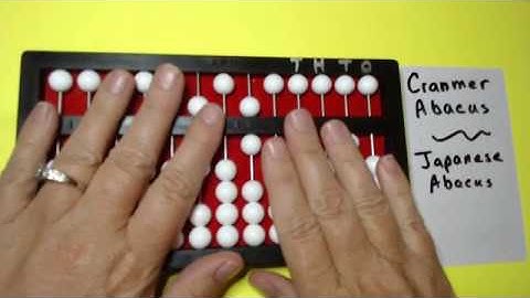 Cranmer Abacus - 1 (Counting  & Setting Numbers)
