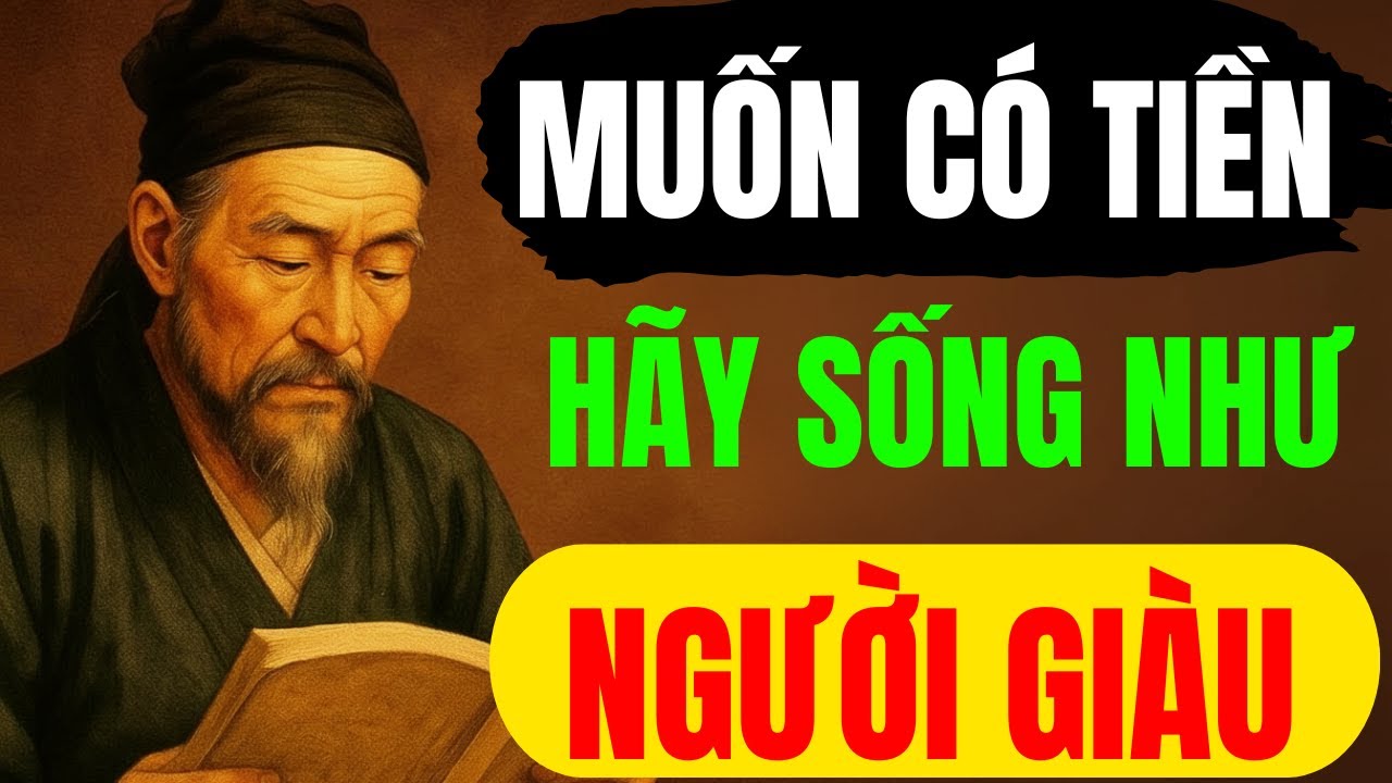 CỔ NHÂN XƯA: MUỐN CÓ TIỀN HÃY SỐNG NHƯ NGƯỜI GIÀU CÓ | TRIẾT LÝ CỔ XƯA