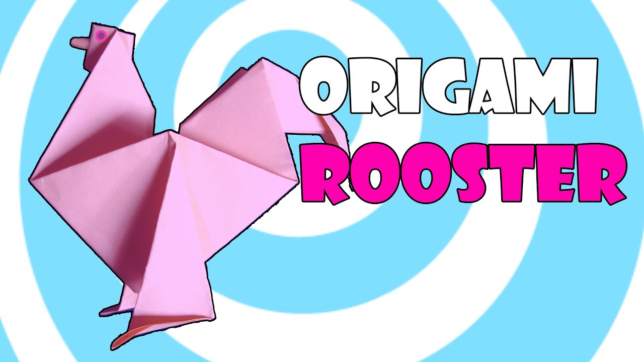 Easy Origami Rooster Instructions - YouTube1920 x 1080