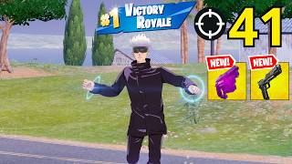 41 Elimination SATORU GOJO Gameplay Wins Zero Build (NEW FORTNITE CHAPTER 7 SEASON 2)
