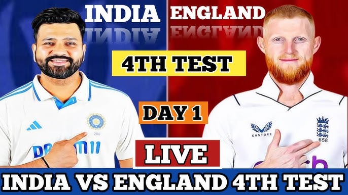 India vs England 4th test day 1 Live match today 2024 | ind vs eng 4th test  match live 2024 | - YouTube