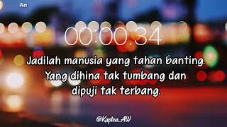 Story wa Jadilah manusia tahan banting