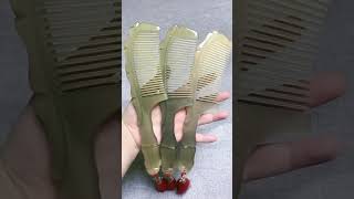 How to Easy Make Beauty Thick hair comb From Buffalo horn Part  97