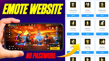 🔥Free Fire All Server Emote Website 100% Working | All Premium Emotes 100% Real & Working 2025🔥| 