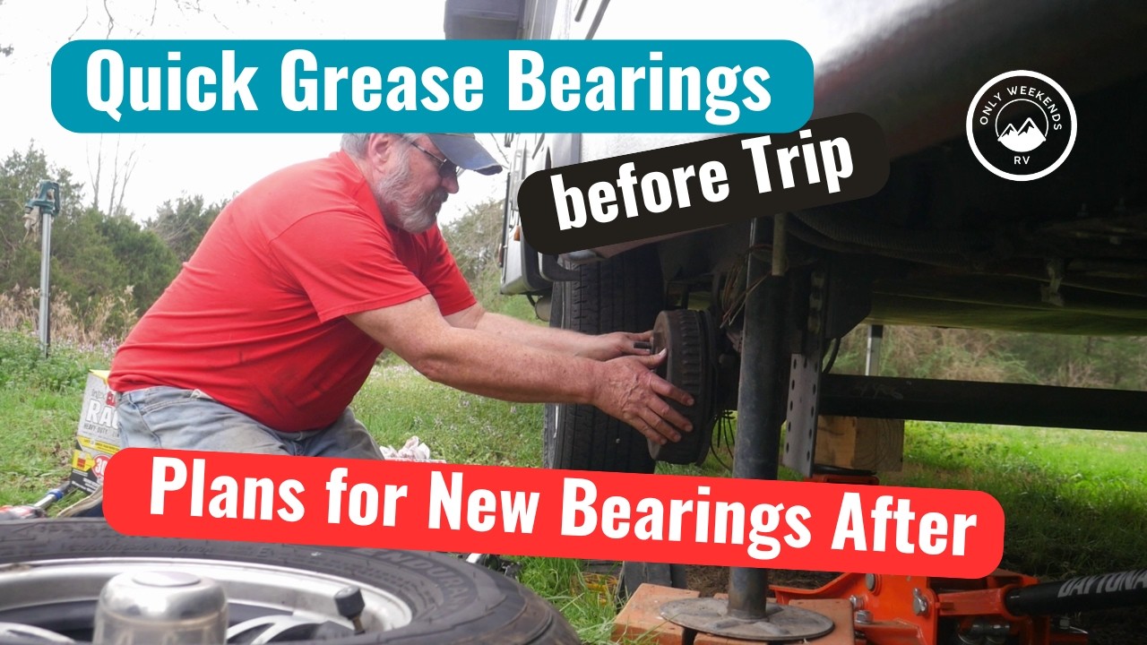 Quick grease of bearings before unplanned trip