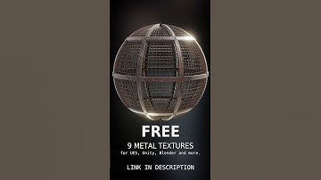Free Metal Textures #shorts  #gamedev #unrealengine #b3d #ue5 #unity3d