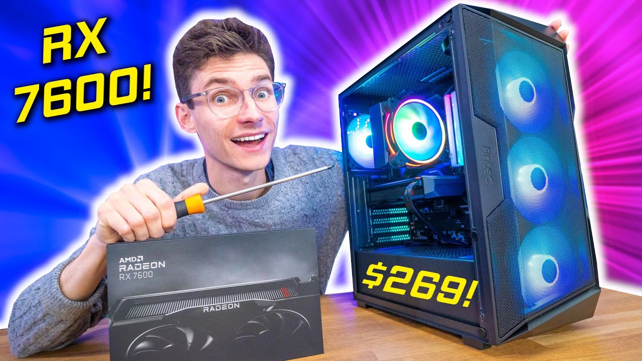 The AMD RX 7600 Gaming PC Build Guide 2023! 🥰 i5 13400F, w