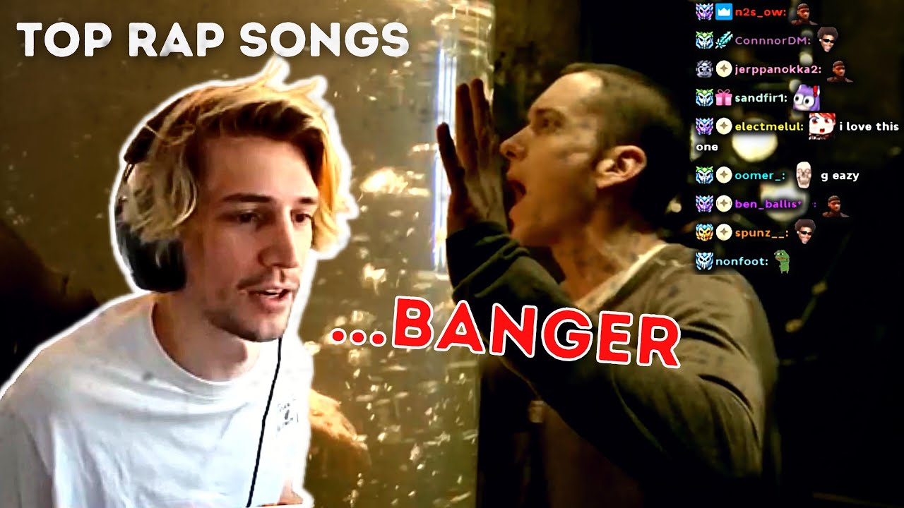 XQc Reacts To The Most Popular Rap Songs Of All Time YouTube