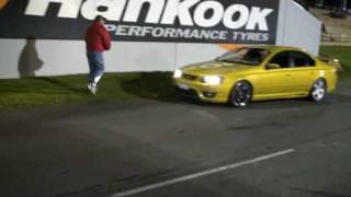 Piss Coloured Car On Wheels