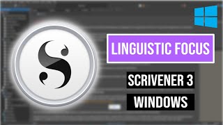 Scrivener 3 for Windows: Linguistic Focus #Shorts