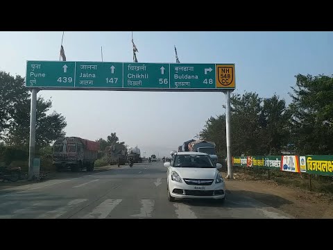 खामगाव -चिखली- जालना || Khamgaon-Chikhli-Jalna || i20  Drive || Akola To Pune RoadTrip ||