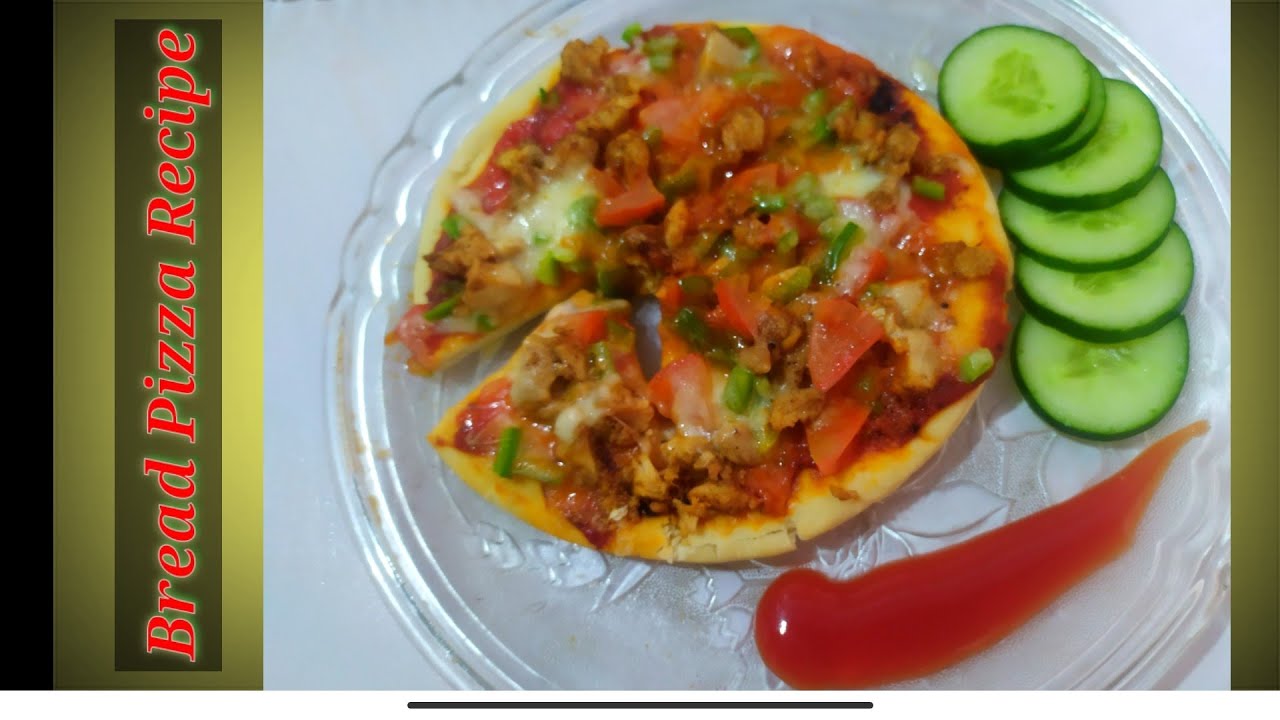 Bread Pizza Recipe 3 min Pizza Recipe Instant bread pizza recipe