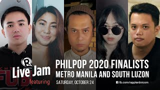 Rappler Live Jam: Philpop 2020 Metro Manila and South Luzon finalists