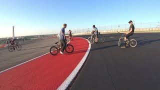 F1 Racing Track bike ride | COTA Austin (5X speed)