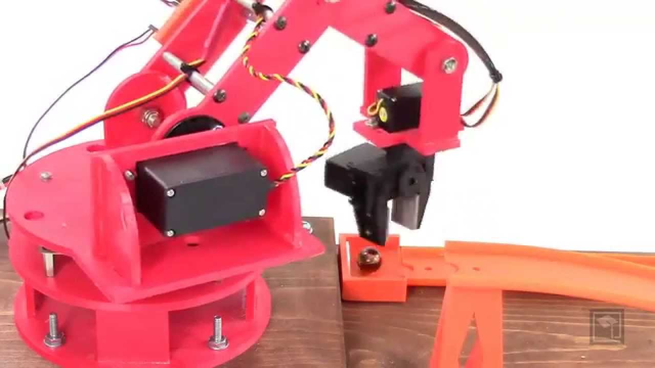 3D Printed Robot Arm - YouTube