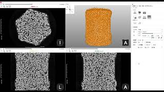 Resin pellets：3D slices movie