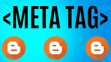 how to add meta tag in blogger