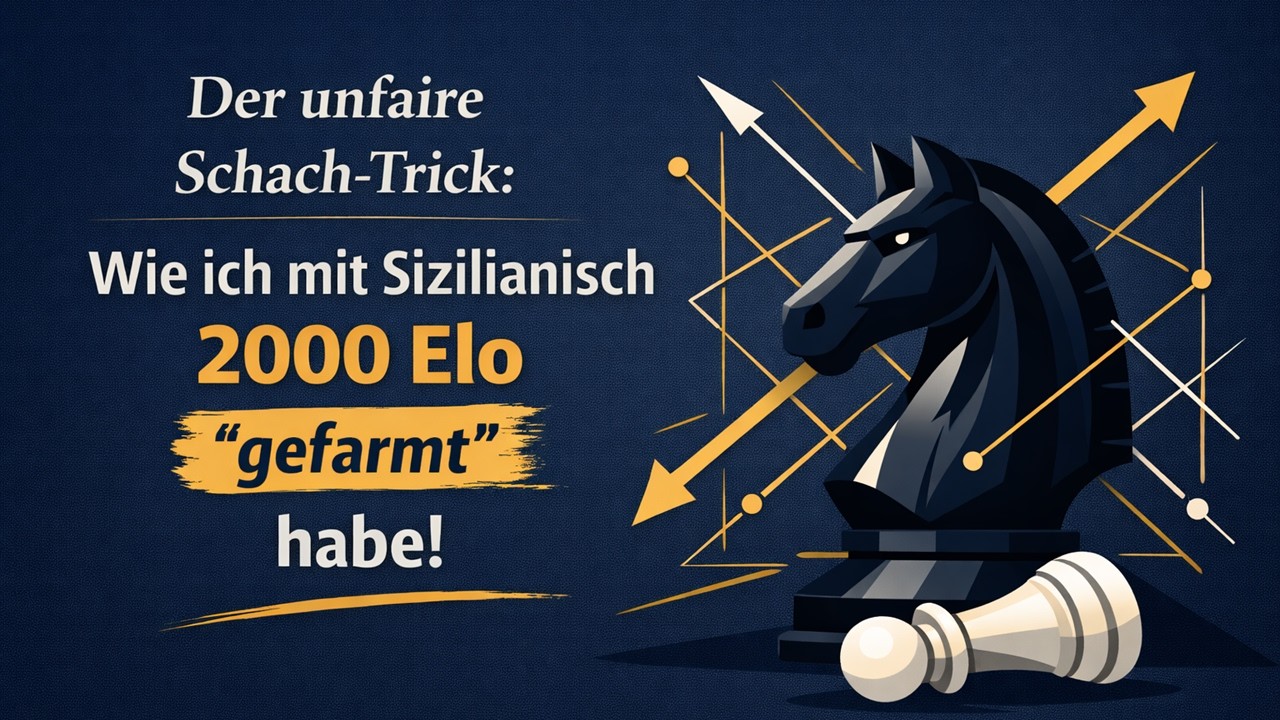 Der unfaire Schach-Trick: Wie ich mit Sizilianisch 2000 Elo 