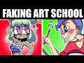 CAN'T GO TO ART SCHOOL? [How to Create the Art School Experience at Home]
