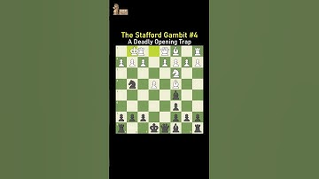 The Stafford Gambit – A Deadly Opening Trap 4 #chess #chessstrategy #checkmate