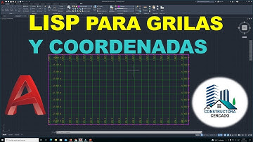 022 Lisp para Grillas y coordenadas en AutoCAD se comparte el lisp gratis