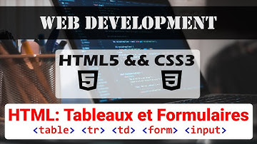 HTML: Les Tableaux Et Les Formulaires - الدارجة المغربية