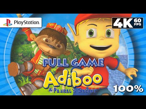 Adiboo & Paziral's Secret (PlayStation 1) - Full Game 4K60 Walkthrough (100%) - No Commentary