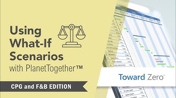 How to Use What-if Scenarios in PlanetTogether – CPG and F&B Edition
