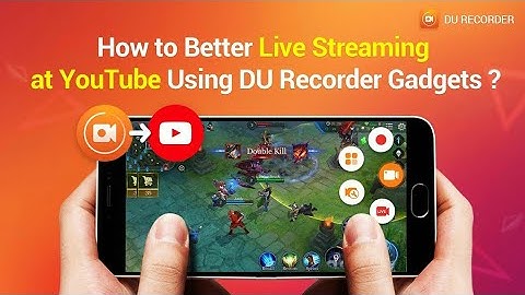 Full Live Stream Setting For DU Recorder | NO LAG
