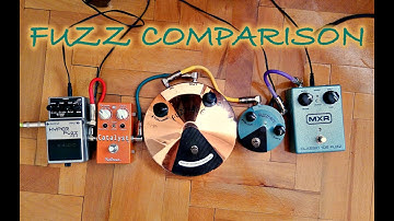 Comparison #7: Fuzz Pedals (Fuzz Faces, Boss FZ-2, Fulltone Catalyst)