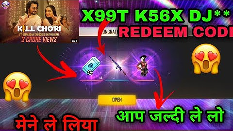 😍 KILL CHORI REDEEM CODE TODAY ⚡ || GARENA FREE FIRE REDEEM CODE @akshay_gamingg