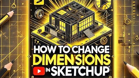 How to Change Dimension in Sketchup | Tutorial urdu hindi 2025 | Nabeel Architect