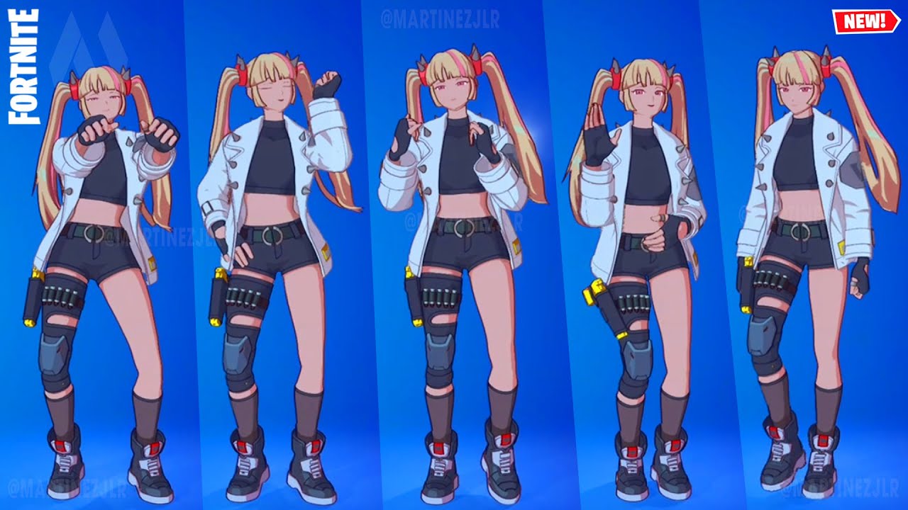 TOP Mejores Bailes Skin LENNOX ROSE en Fortnite Top Emotes & Dances