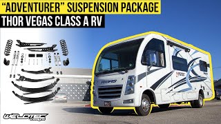 Thor Vegas Class A RV Gets UPGRADED SUSPENSION PACKAGE | IMPROVE Ride & Ground Clearance in Your RV!