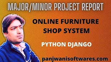 Project Report - Online Furniture Shop || Python Django