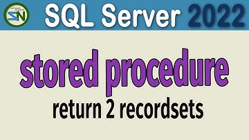 How to receive two results sets: Order and Item Details, from a Stored Procedure in Sql Server.