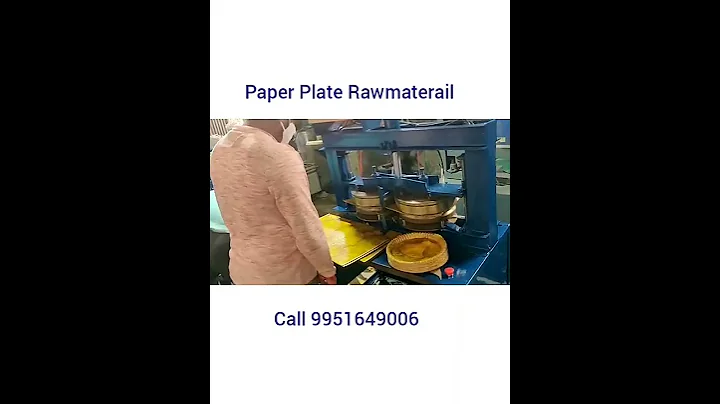 "The Future of Paper Plate Making: Discover the 2024 Buffet Machine!"