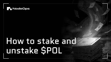 How to stake and unstake POL on Ethereum | Powered by NodeOps Network