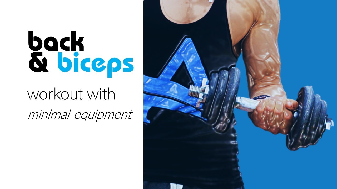 Back and Biceps Workout (minimal equipment)