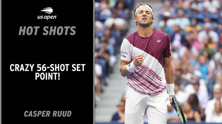 Casper Ruud Wins INSANE 56-Shot Set Point! | 2022 ...
