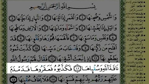 page-595 سورة الشمس سورة الليل