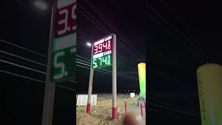 USA  LED Gas Price Sign on-site installation | outdoor commercial Gas Station projects IP65 #shorts