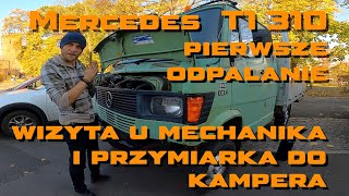 Baza pod kampera Mercedes T1 310 4x4 - kaczka pierwszy raz u mechanika