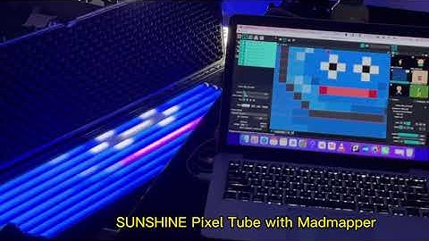 Wireless Pixel Tube connect Madmapper