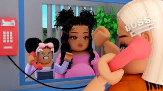 WE VISIT KALI'S MOM IN JAIL!! *I HAVE TO ADOPT HER!!* | Bloxburg Family Roleplay