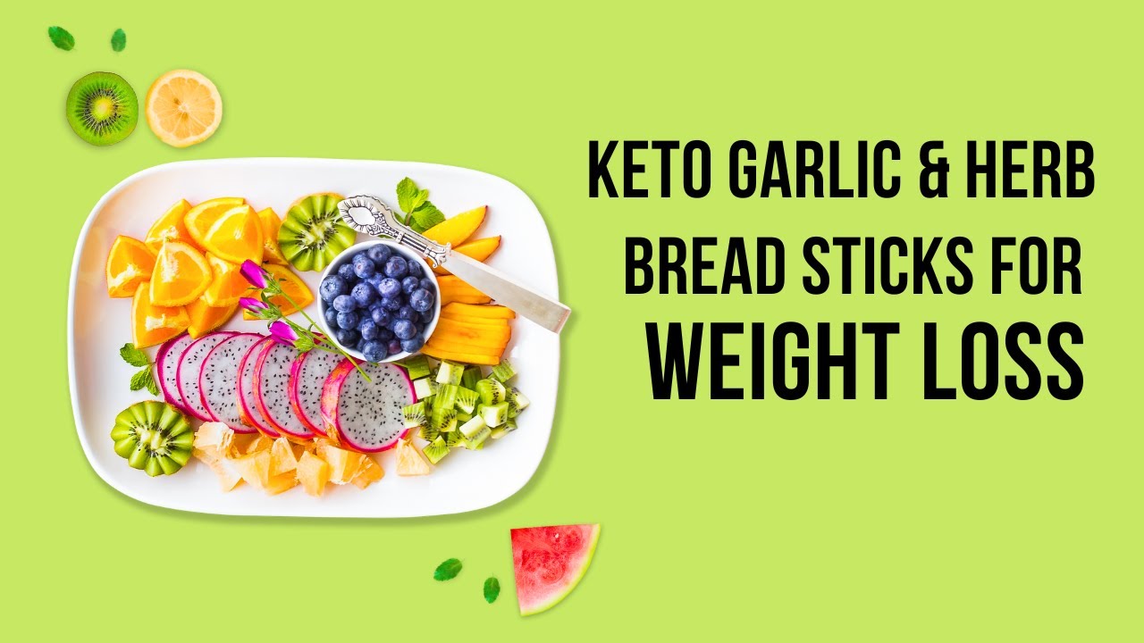 Healthy Recipes For Weight Loss Keto Garlic & Herb Bread Sticks YouTube
