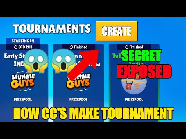 Stumble Guys - How to Create a Tournament