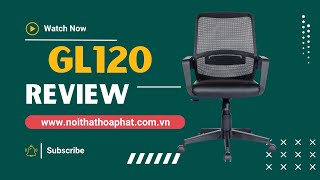 Ghế xoay lưng lưới Hòa Phát GL120 - Thiết kế hiện đại, tiện dụng cho văn phòng
