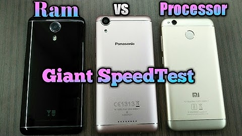 YU Black vs Eluga Ray vs Redmi 4 Speed test Comparison!!(Hindi)